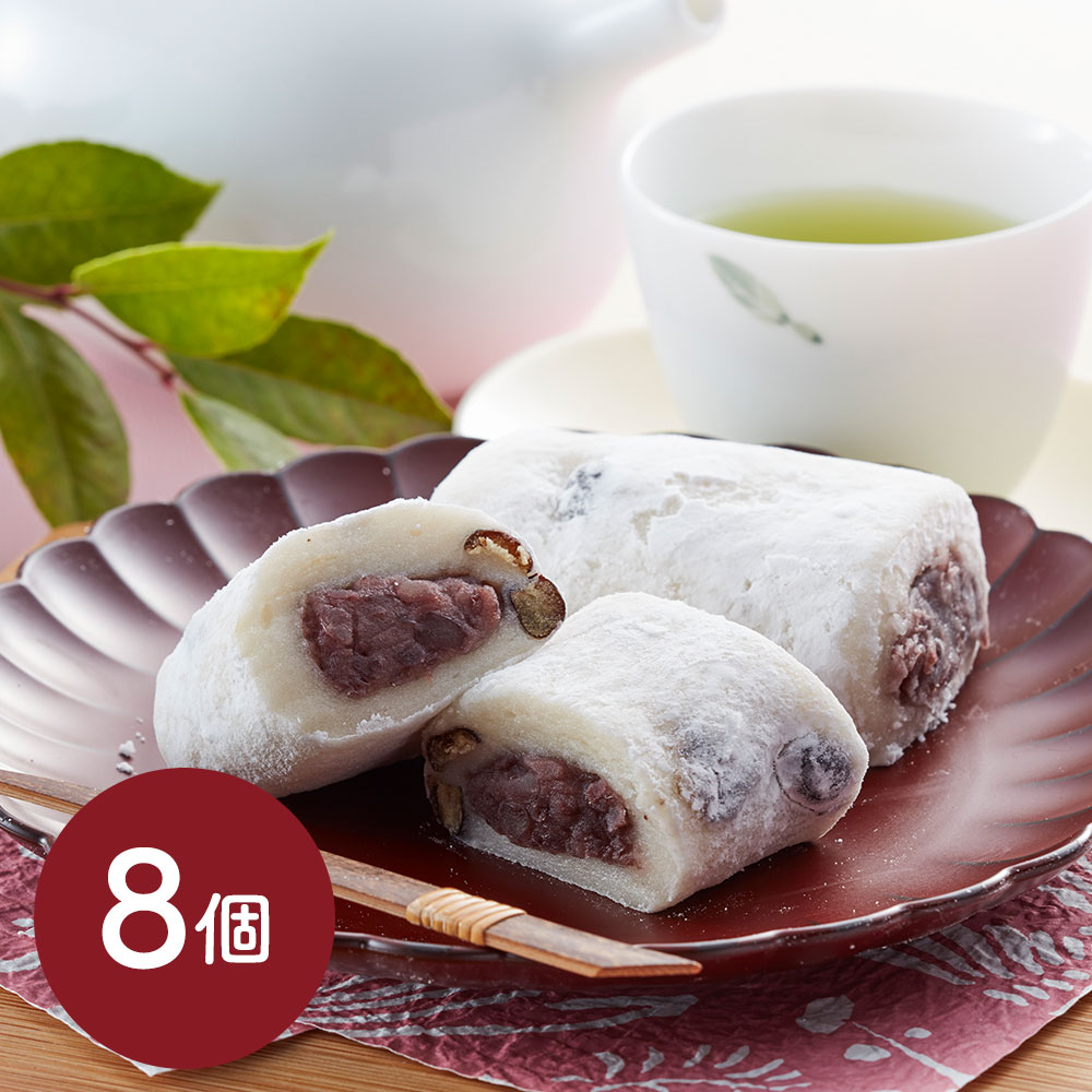 「おばあちゃんの原宿」こと東京・巣鴨の和菓子店「とげぬき福寿庵」監修。国産小豆、国産もち米粉を使用し、あんこをお餅で巻いた塩豆大福です。